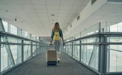 woman at airport